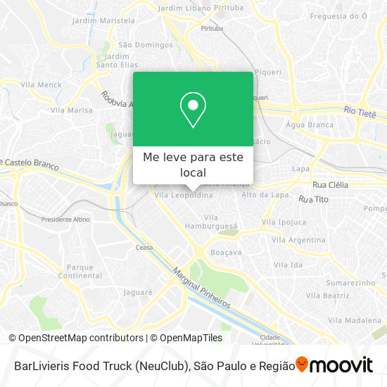 BarLivieris Food Truck (NeuClub) mapa