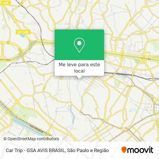 Car Trip - GSA AVIS BRASIL mapa