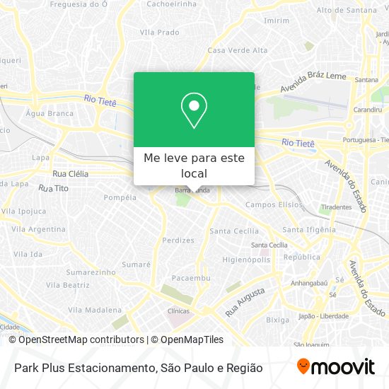 Park Plus Estacionamento mapa