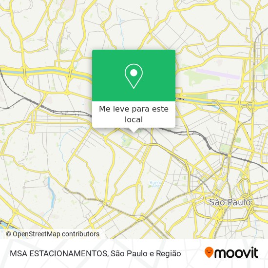 MSA ESTACIONAMENTOS mapa