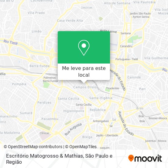 Escritório Matogrosso & Mathias mapa