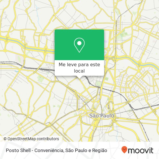 Posto Shell - Conveniência mapa
