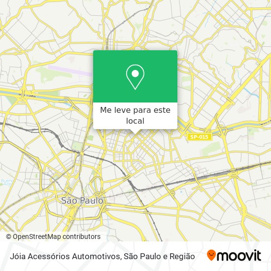 Jóia Acessórios Automotivos mapa