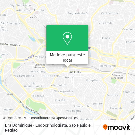 Dra Dominique - Endocrinologista mapa