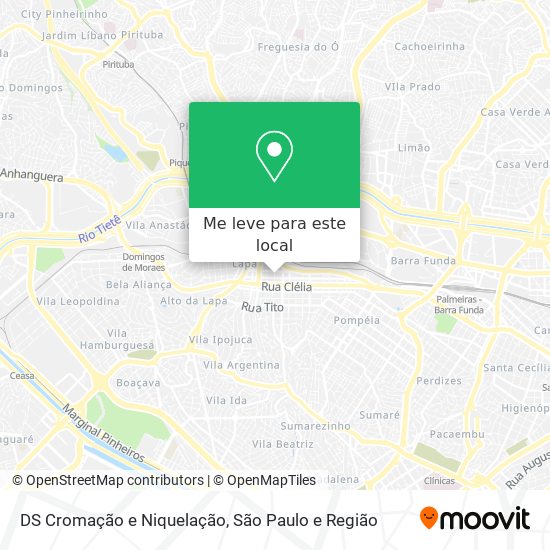 DS Cromação e Niquelação mapa