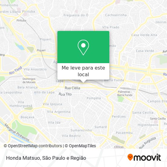 Honda Matsuo mapa