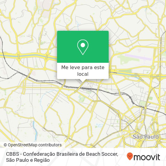 CBBS - Confederação Brasileira de Beach Soccer mapa