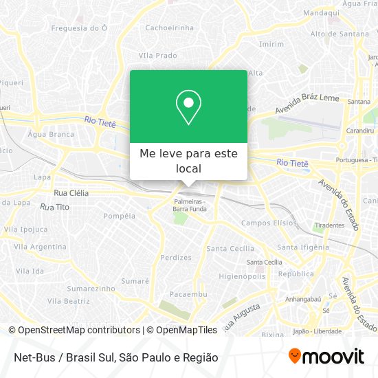 Net-Bus / Brasil Sul mapa