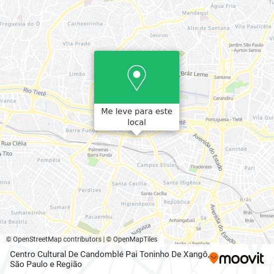 Centro Cultural De Candomblé Pai Toninho De Xangô mapa
