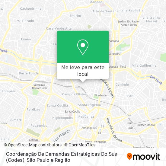 Coordenação De Demandas Estratégicas Do Sus (Codes) mapa