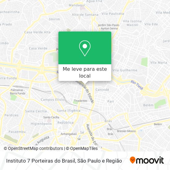 Instituto 7 Porteiras do Brasil mapa