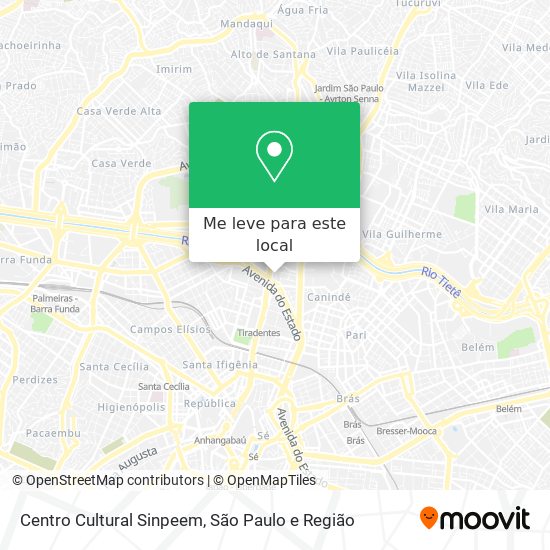 Centro Cultural Sinpeem mapa