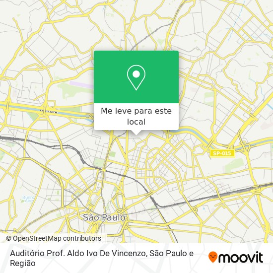 Auditório Prof. Aldo Ivo De Vincenzo mapa