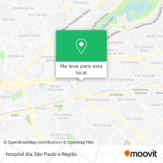 hospital dia mapa