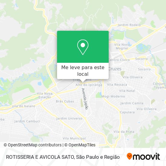 ROTISSERIA E AVICOLA SATO mapa