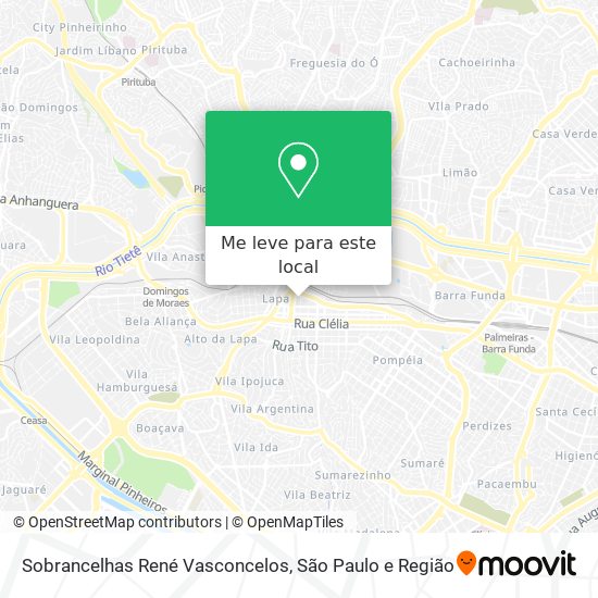 Sobrancelhas René Vasconcelos mapa