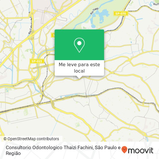Consultorio Odontologico Thaizi Fachini mapa