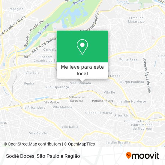 Sodiê Doces mapa