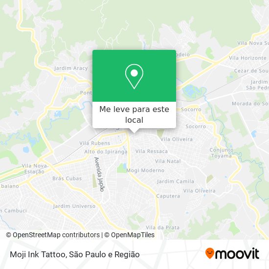 Moji Ink Tattoo mapa