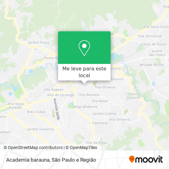 Academia barauna mapa