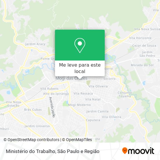 Ministério do Trabalho mapa