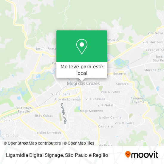 Ligamidia Digital Signage mapa