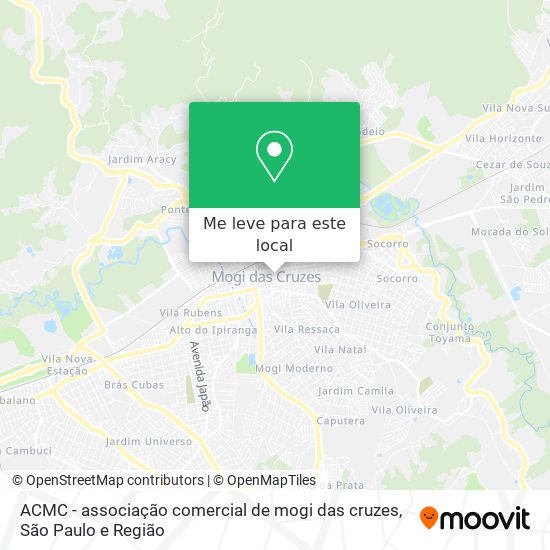 ACMC - associação comercial de mogi das cruzes mapa