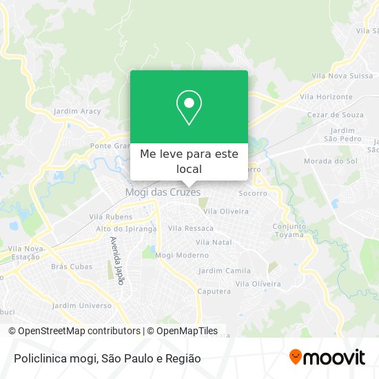 Policlinica mogi mapa