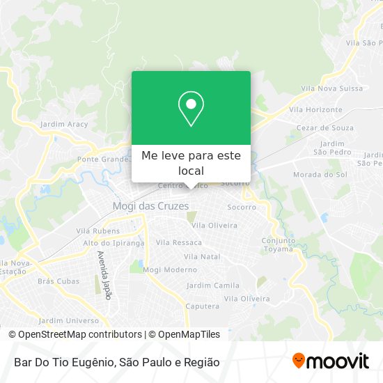 Bar Do Tio Eugênio mapa
