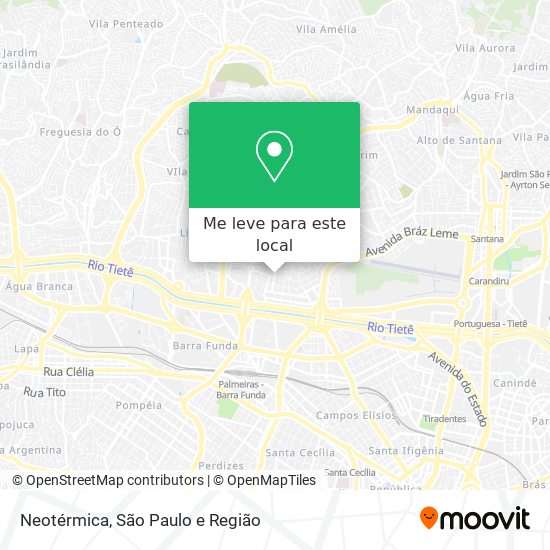 Neotérmica mapa