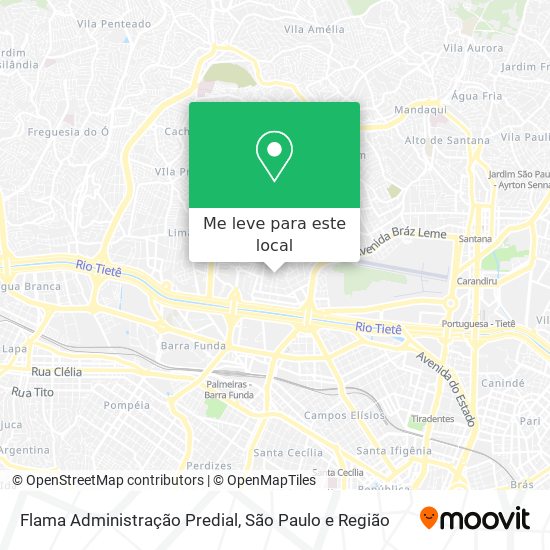 Flama Administração Predial mapa