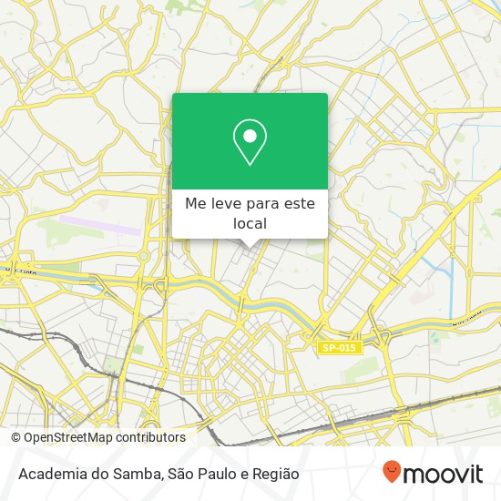 Academia do Samba mapa