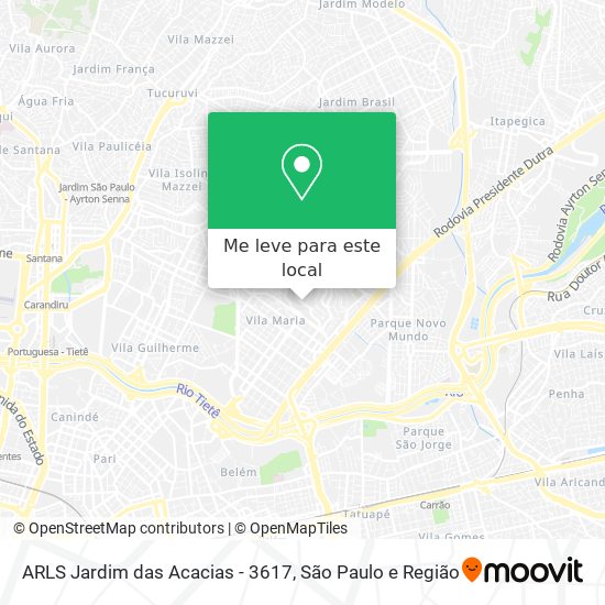 ARLS Jardim das Acacias - 3617 mapa