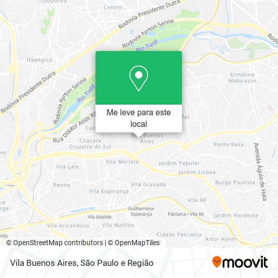 Vila Buenos Aires mapa