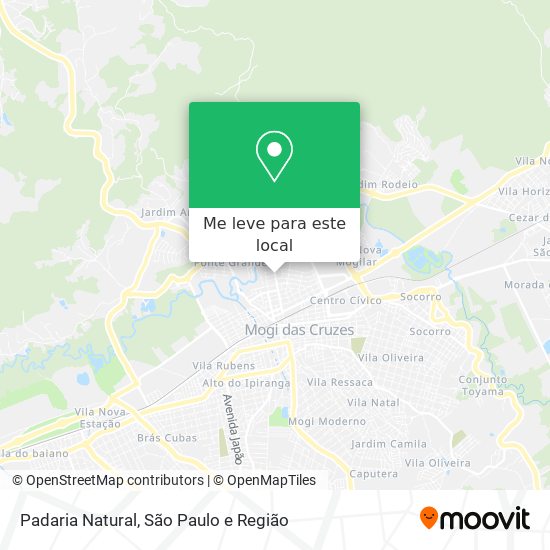 Padaria Natural mapa