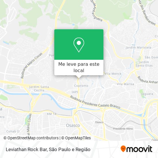Leviathan Rock Bar mapa