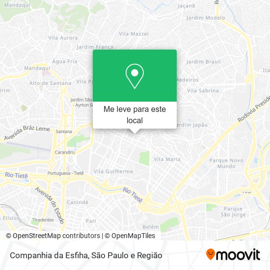 Companhia da Esfiha mapa