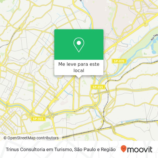 Trinus Consultoria em Turismo mapa