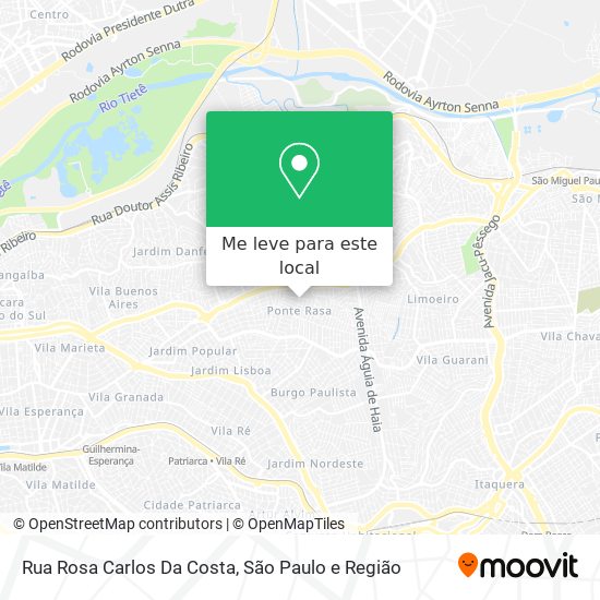 Rua Rosa Carlos Da Costa mapa