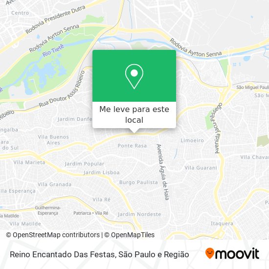 Reino Encantado Das Festas mapa