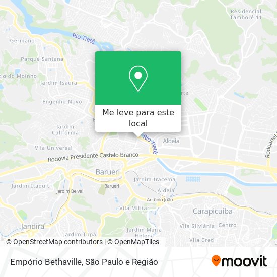 Empório Bethaville mapa