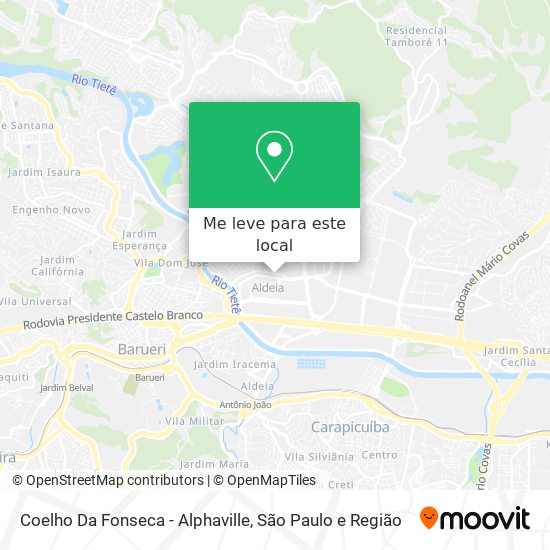 Coelho Da Fonseca - Alphaville mapa