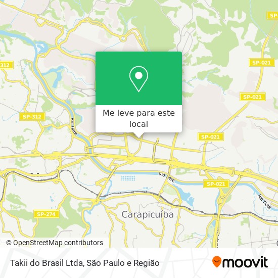 Takii do Brasil Ltda mapa