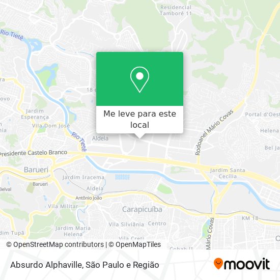 Absurdo Alphaville mapa