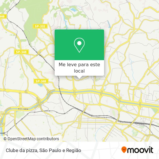 Clube da pizza mapa