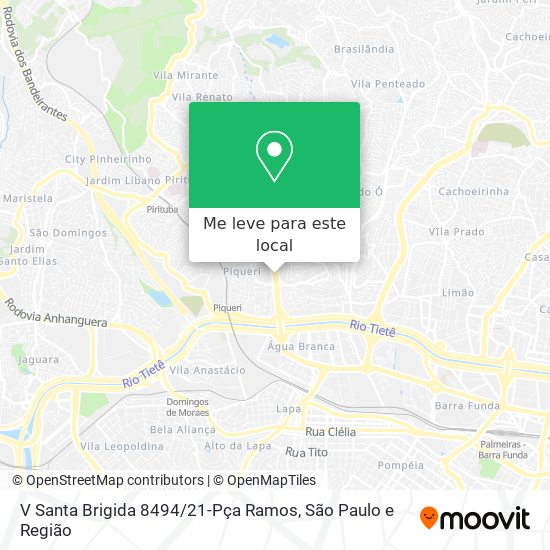 V Santa Brigida 8494 / 21-Pça Ramos mapa