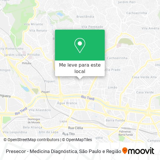 Presecor - Medicina Diagnóstica mapa