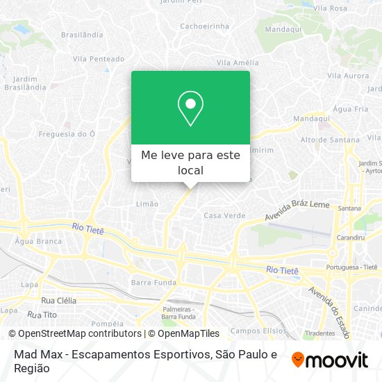 Mad Max - Escapamentos Esportivos mapa