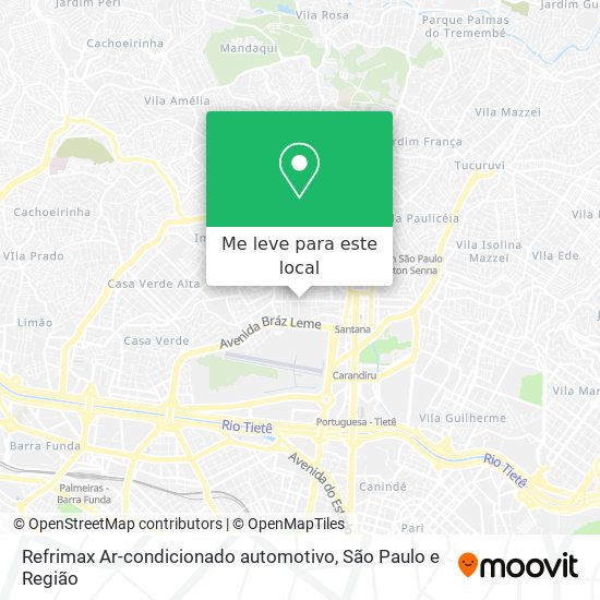 Refrimax Ar-condicionado automotivo mapa