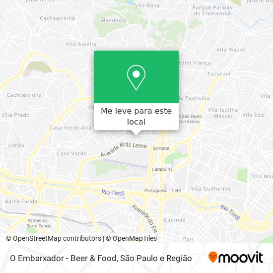 O Embarxador - Beer & Food mapa